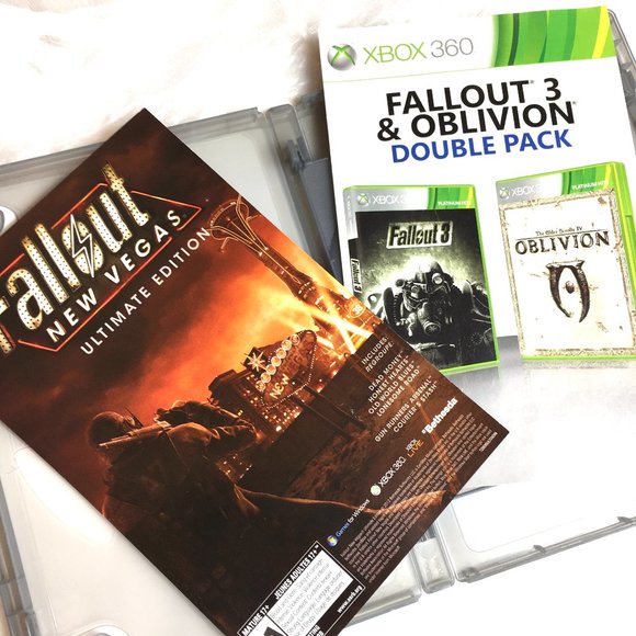 X Box 360 Fallout 3 & Oblivion Double Pack Games - Picture 3 of 8